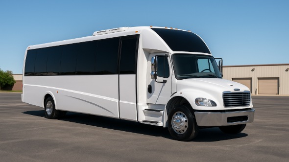 Exterior of Peoria Party Bus Company's 20 Passenger Party Bus in Peoria