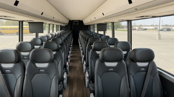 Interior of Arizona Party Bus Company's 25 Passenger Minibus in Arizona