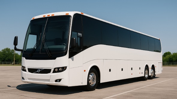 Exterior of Arizona Party Bus Company's 40 Passenger Charter Bus in Arizona