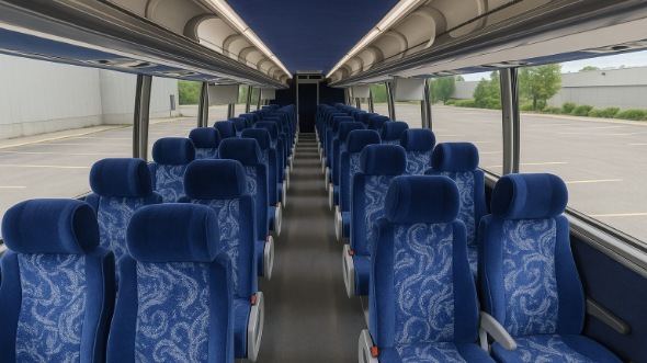arizona 54 passenger charter bus interior