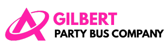 gilbert party bus company logo