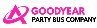 goodyear party bus company logo