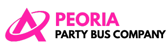 peoria party bus company logo